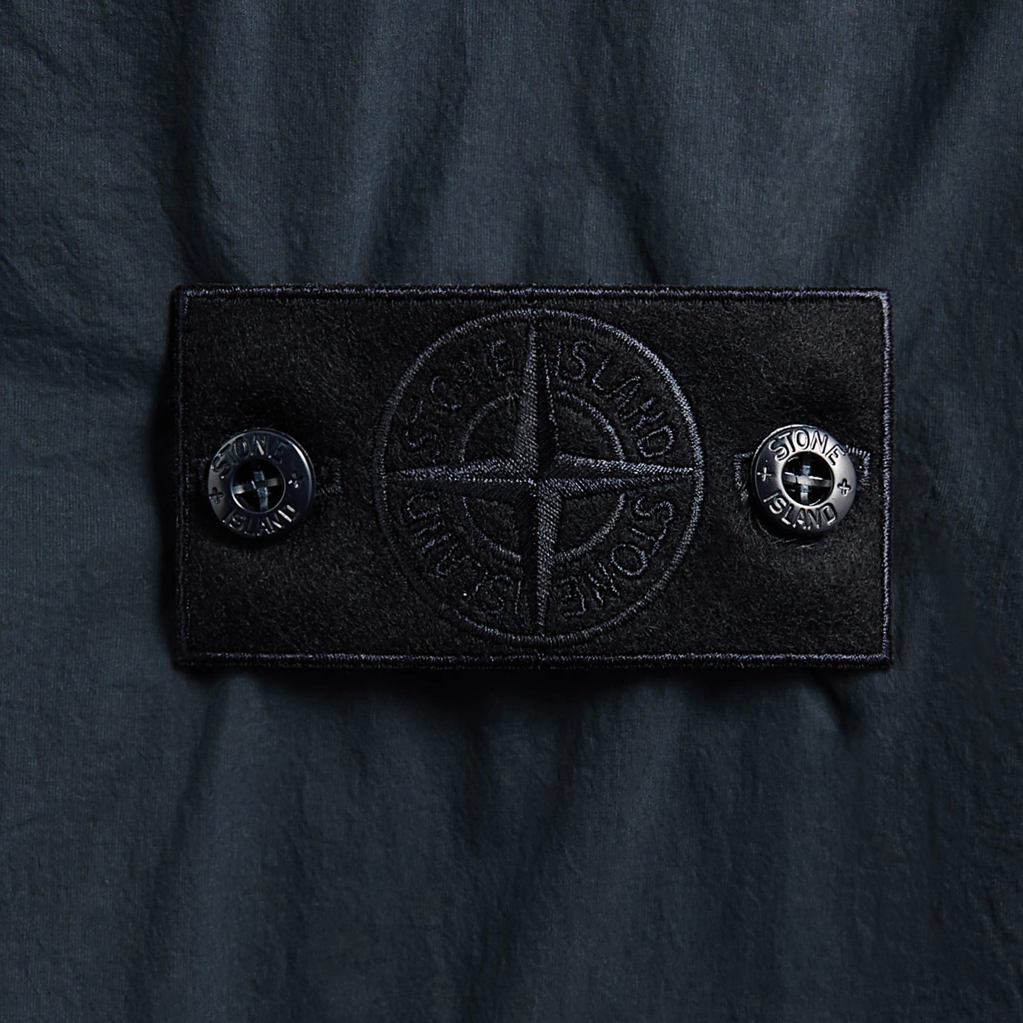 Stone Island Short Parka Ghost - Navy Lightweight Fabric