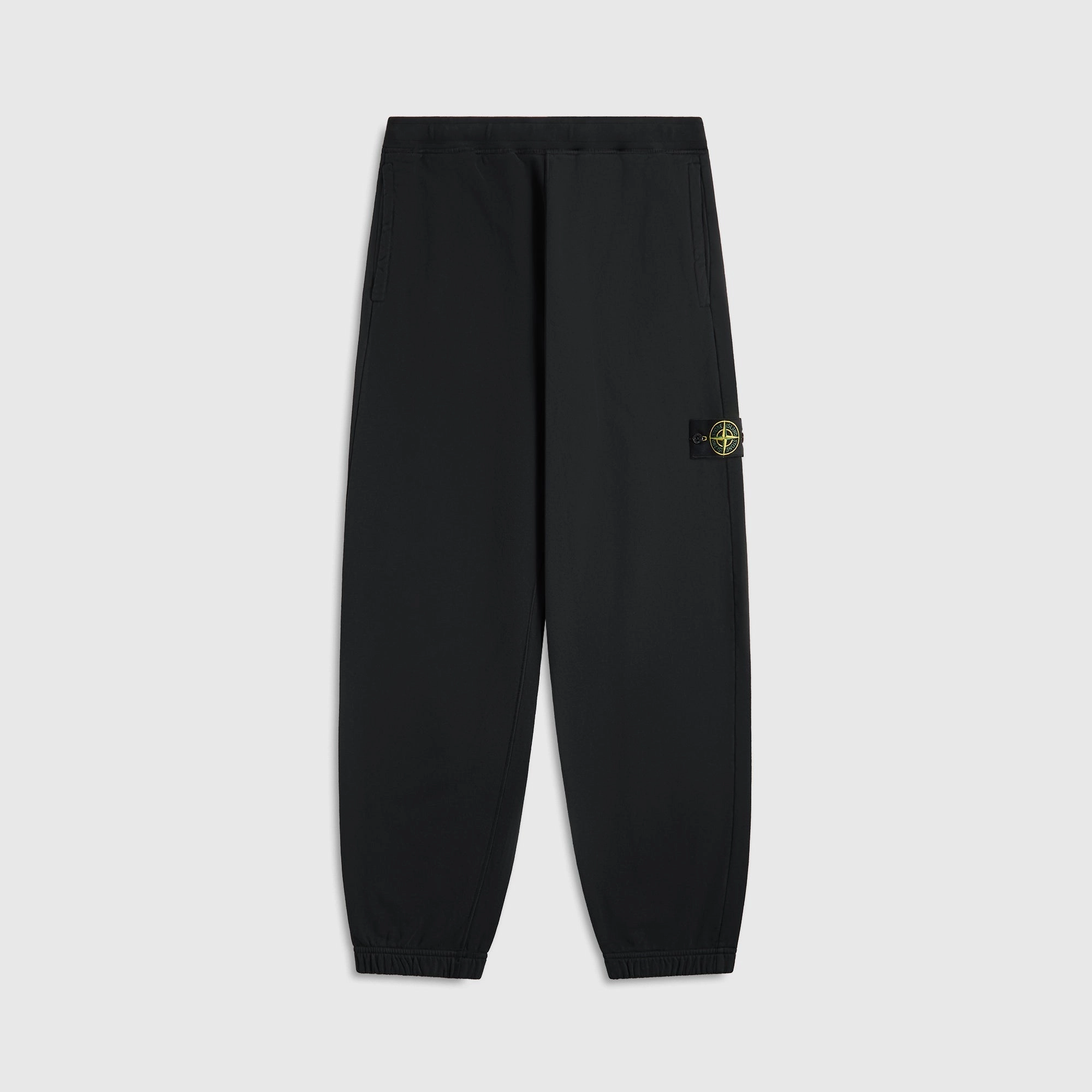 Stone Island Sweatpants - Black Anti Static Finish Seamless Waistband
