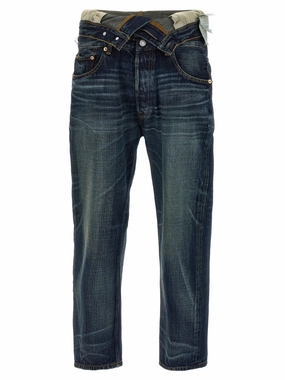 Versatile Outfit Stonewashed Denim Jeans