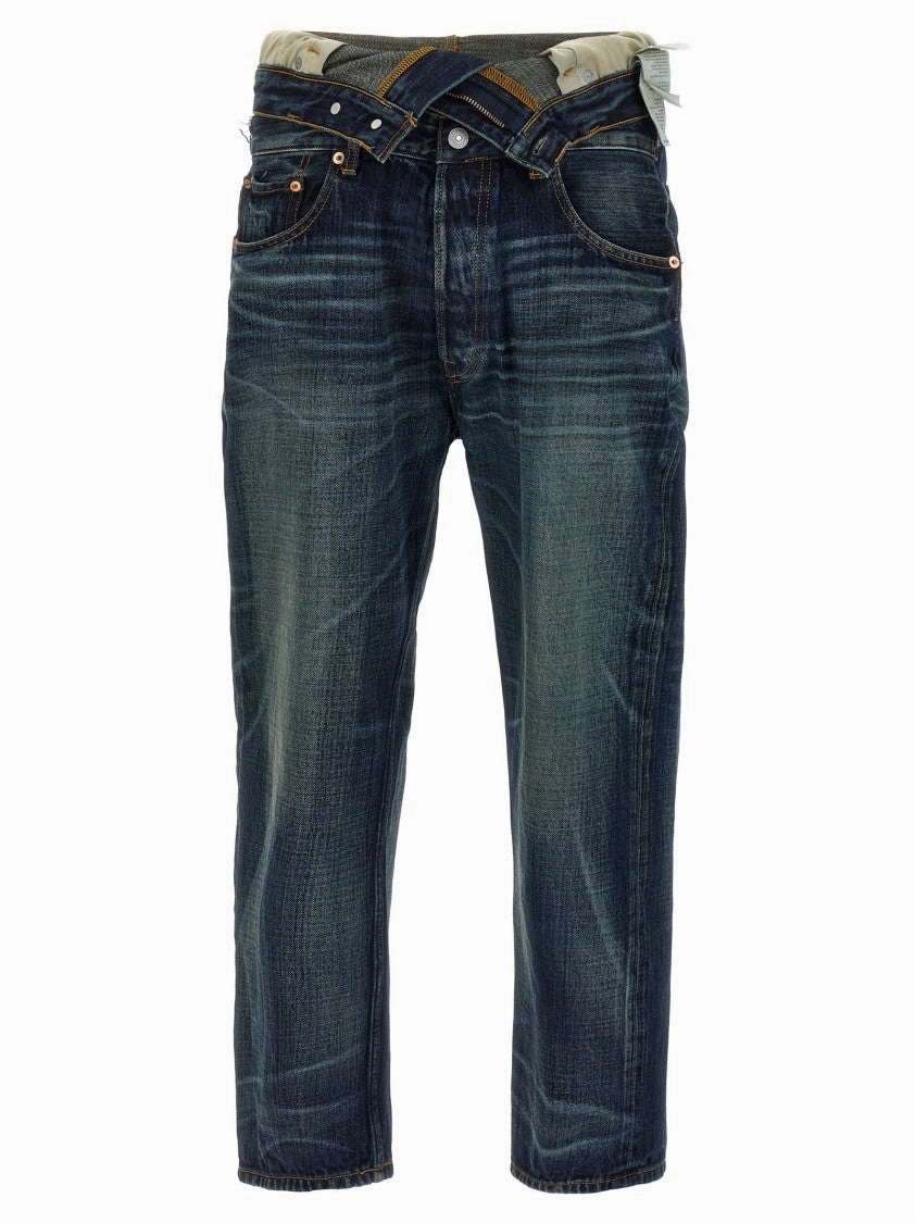 Versatile Outfit Stonewashed Denim Jeans