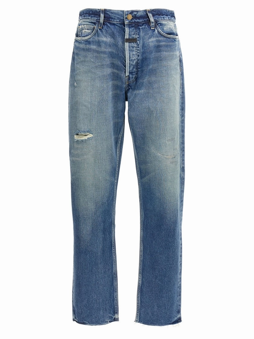 Clean Finish Wardrobe Classic Straight 5 Pocket' Jeans