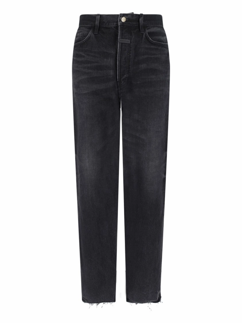 Straight Jeans ?C Black Classic Autumn Days Adult Fashion