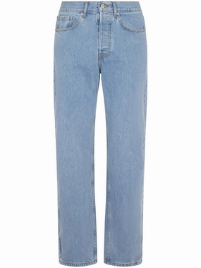 Common Wear Straight-Leg Light Blue Denim Trousers