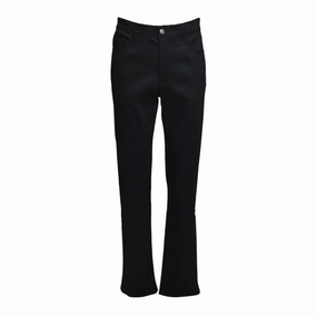 Straight-Leg Pants In Organic Cotton Twill All Season Loose Smooth Shopping Day