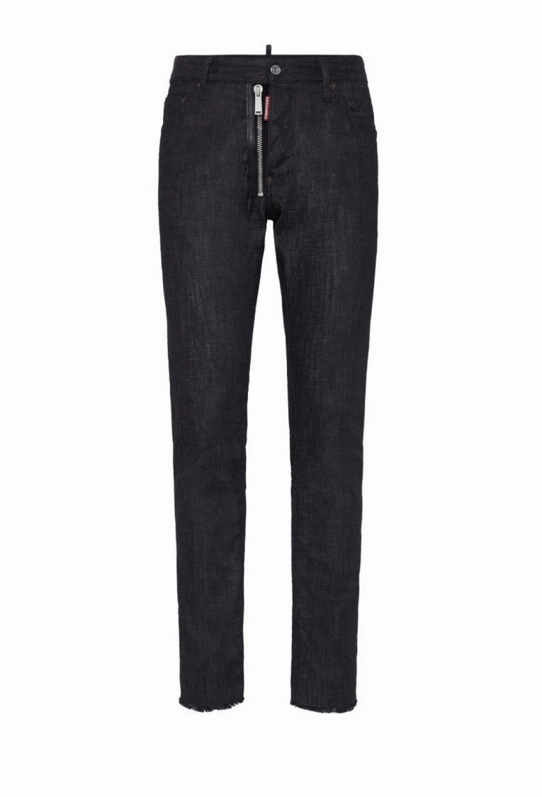 Modern Minimalist Stretch Straight-Leg Pants With Five Pockets