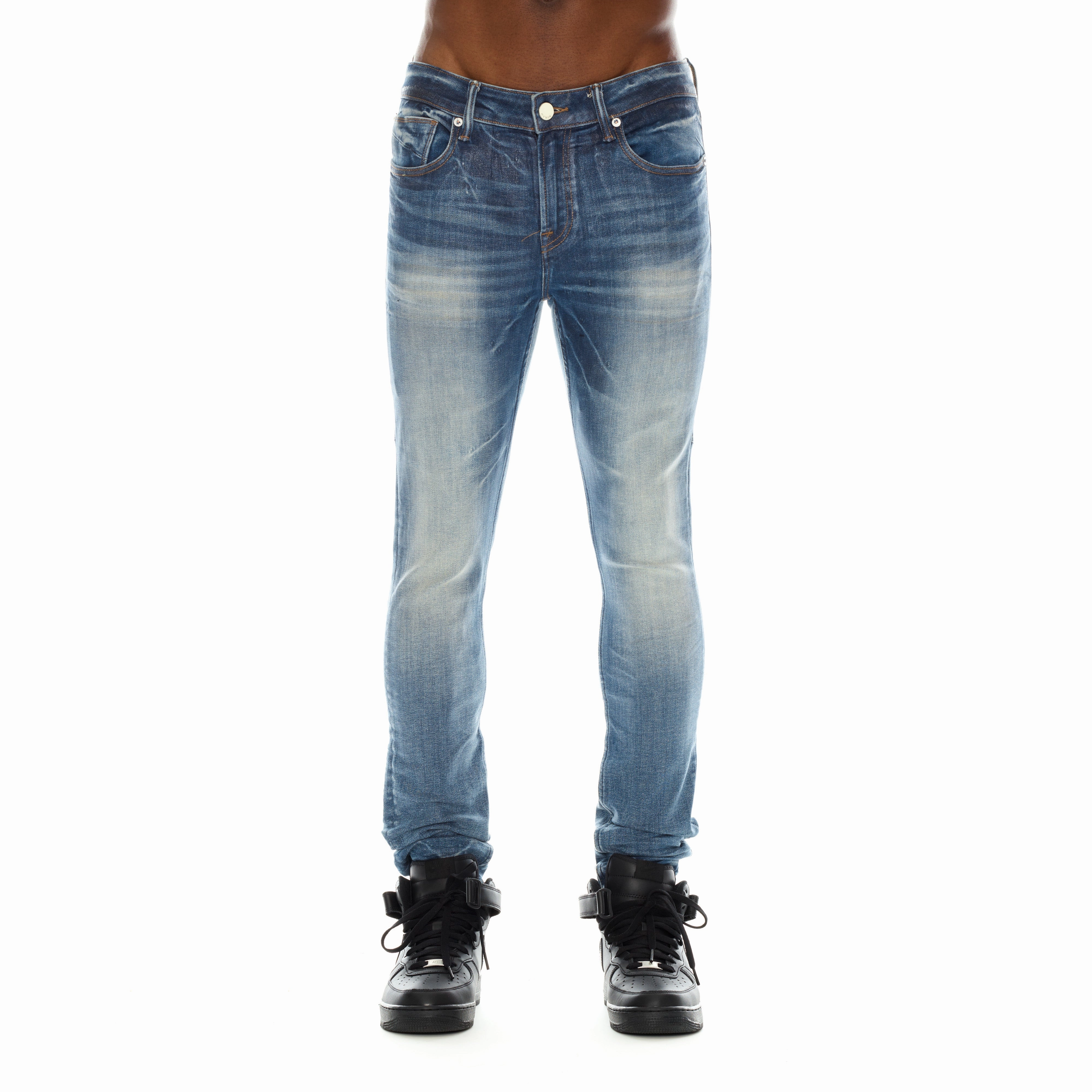 Minimal Shrinkage Fabric Strat Super Skinny Fit Jean In Moonlight
