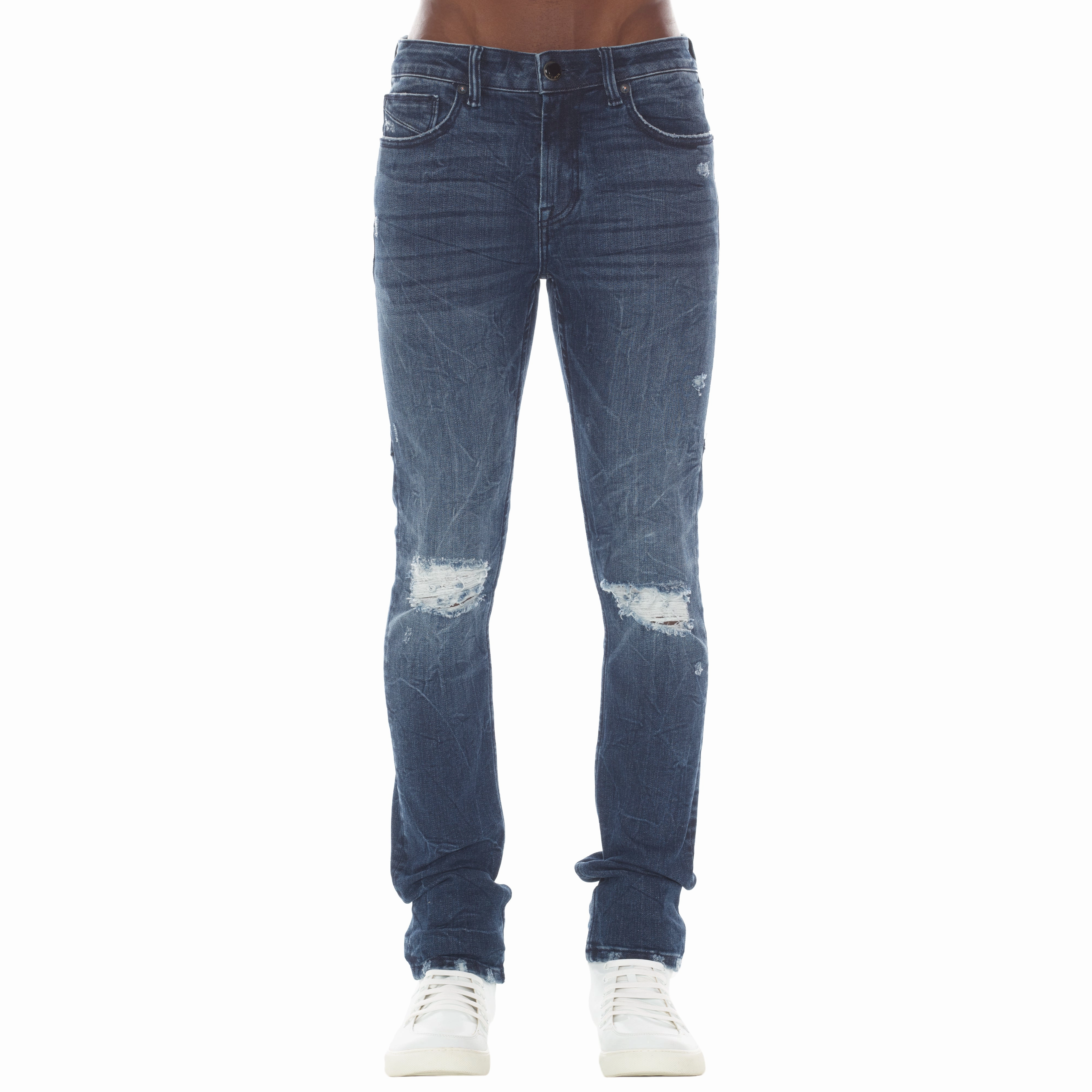 Strat Super Skinny Fit Jean In Sterling Smooth Texture Anti Fade Technology