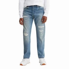Levi's 501 '93 798300149 Jeans Men's Blue Medium Wash Denim Straight Leg MCWW189 Fit Routine Couple Look Modern