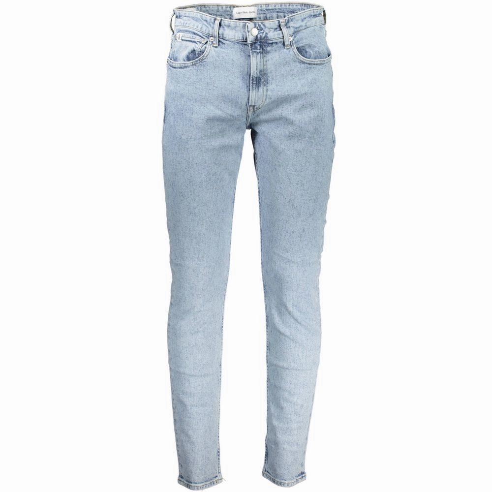 Minimal Aesthetic Athlete Fit Holiday Vibes Calvin Klein Sleek Slim Taper  Men's Jeans