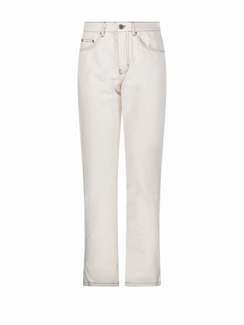 Classic Straight-Leg Jeans With High Waist Lifestyle Fit