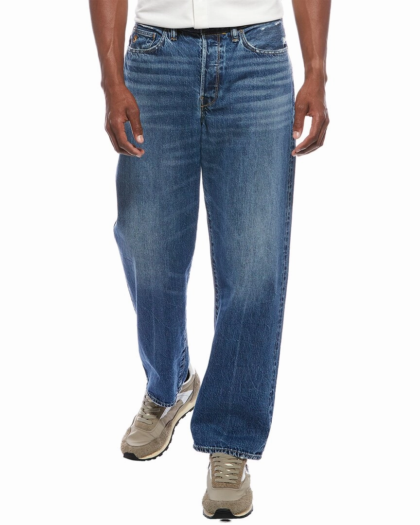 TODD SNYDER Stretch Fit Indigo Wash Jean Relaxed Mood