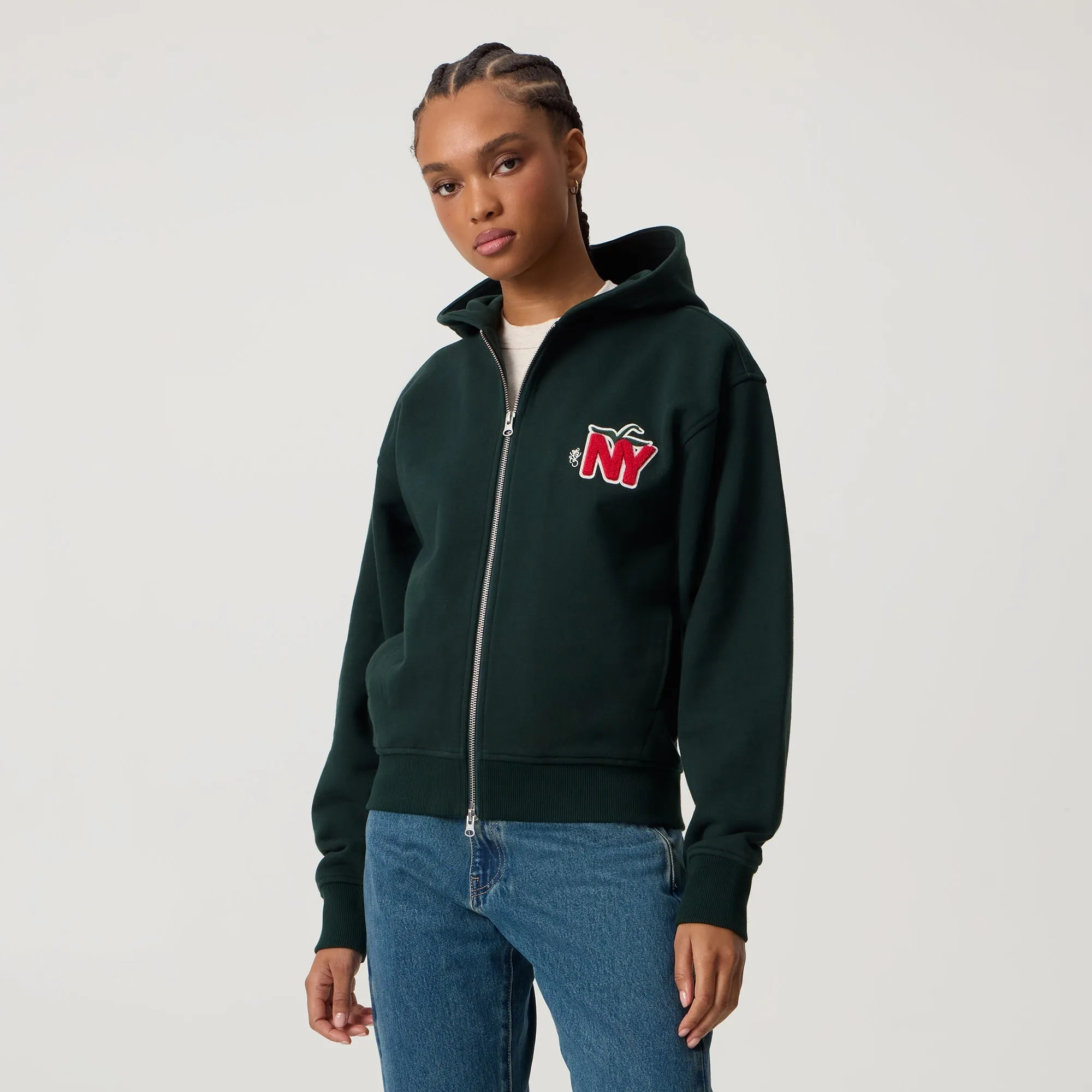 Kith Women Tanner NY Apple Hoodie - Stadium product skiing suitability
