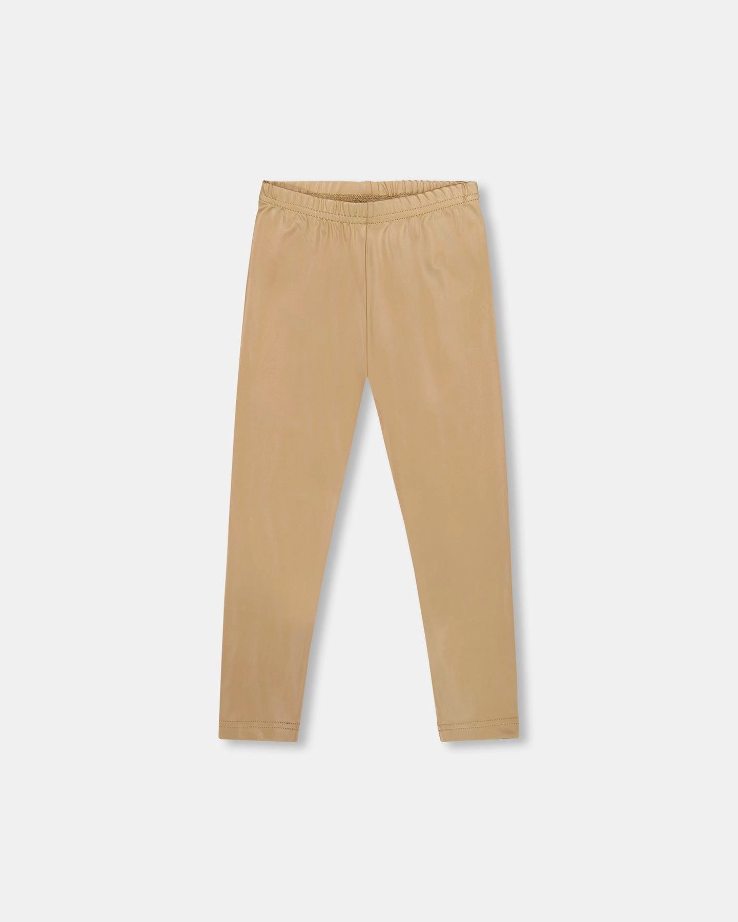 Flat Lock Seams Quick drying material Stretch Shiny Leggings Golden Beige