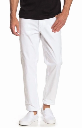 Stretch Twill Grant Classic Fit Jeans In White Weekend Style Stretch Bold Look Elegant Formal