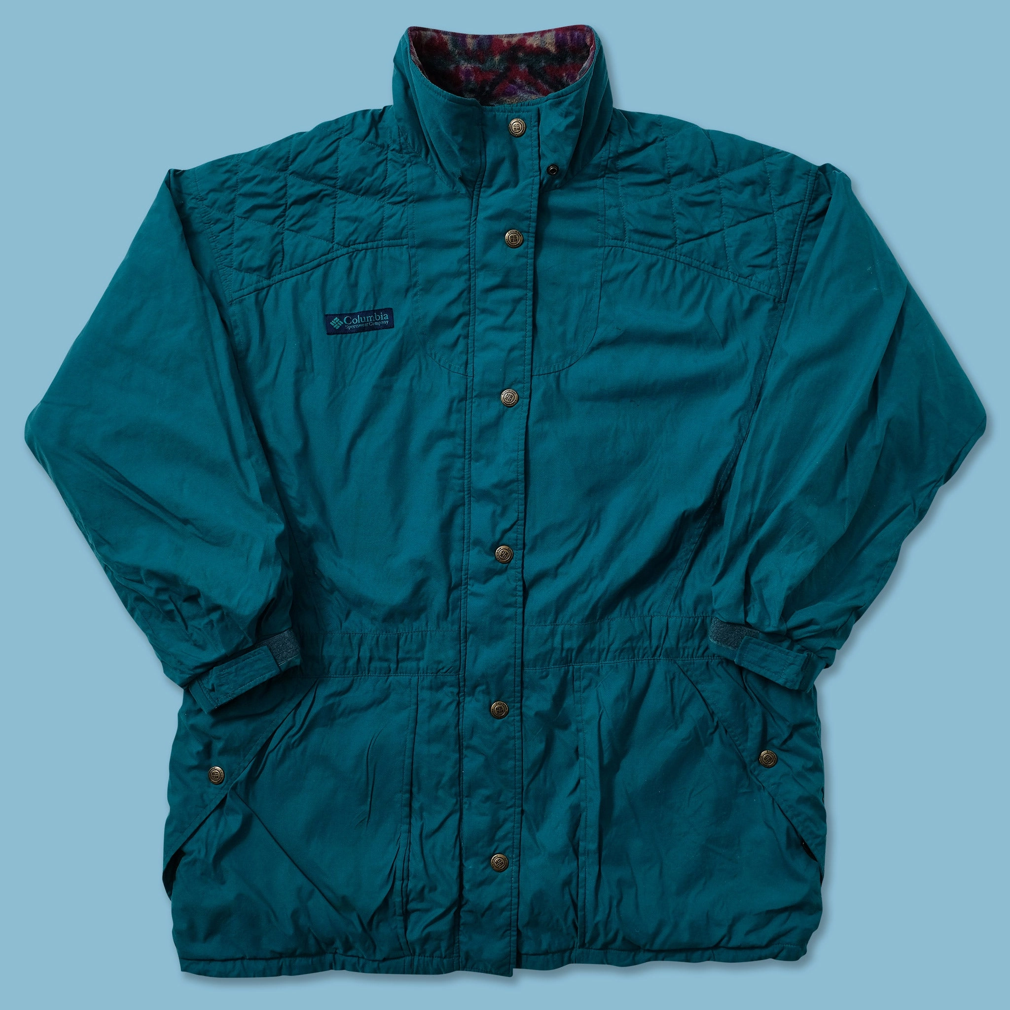 Vintage Columbia Anorak Large Non Bulky Insulation