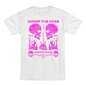 Casual Must-Have Subrosa Rose Malone T-shirt - White