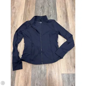 Athletic Jacket By Soma In Blue, Size: S Anti Static Treatment StretchFit Design