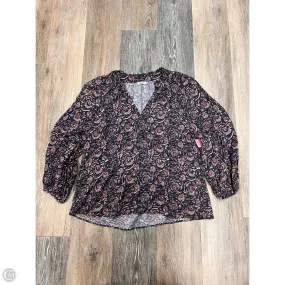 Blouse Long Sleeve By Faherty In Multi-colored, Size: S MultiPocket Configuration MoistureControl