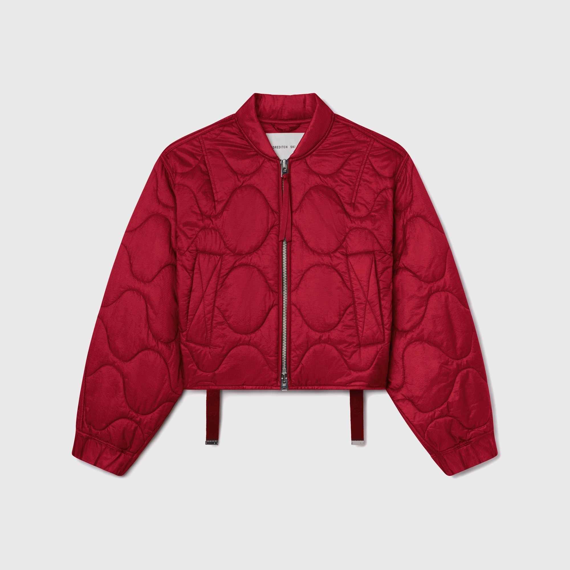 Cozy Design Agolde Iona Quilted Jacket - Tomato