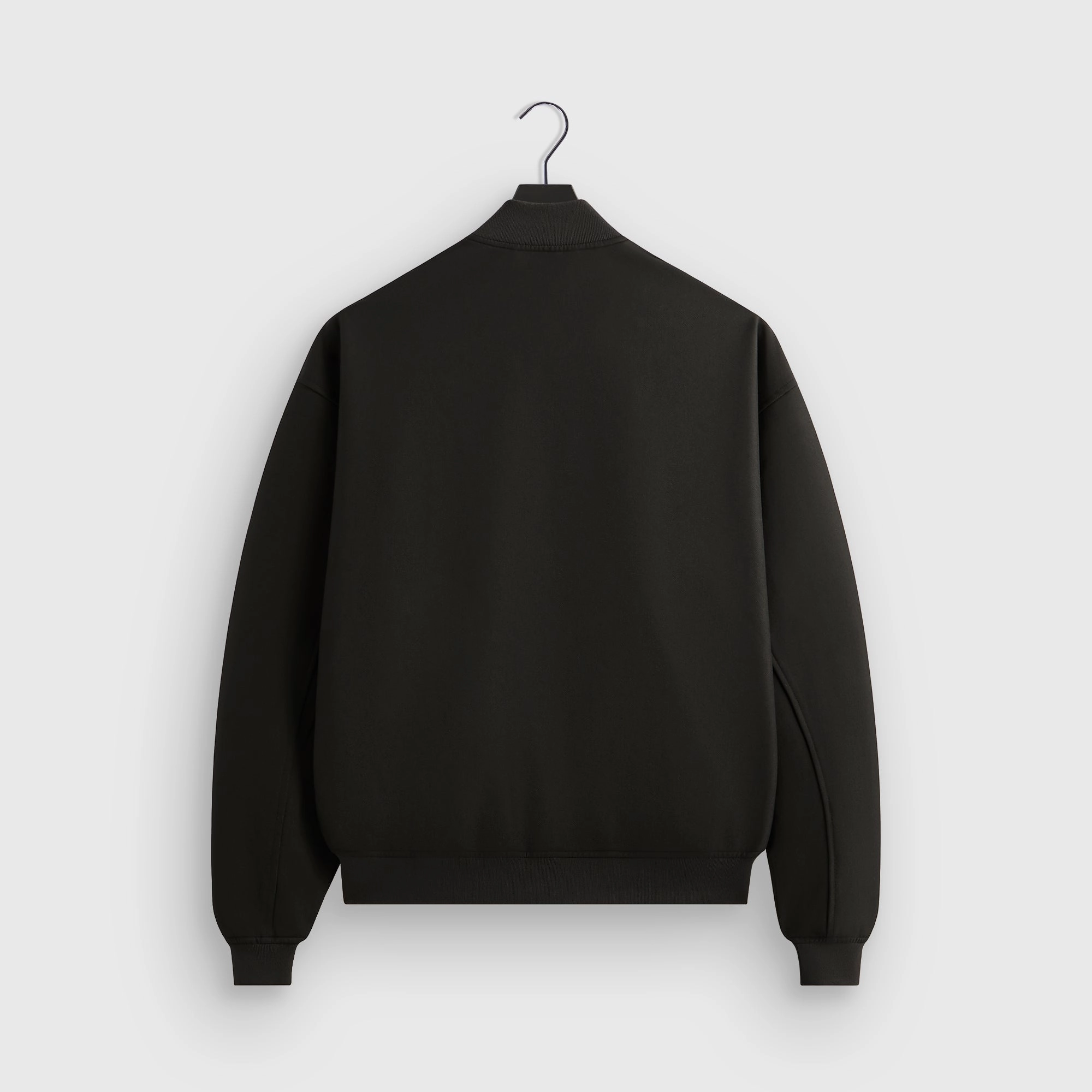 Kith Double Weave Avery Bomber Jacket - Black Erasable Stains Treatment