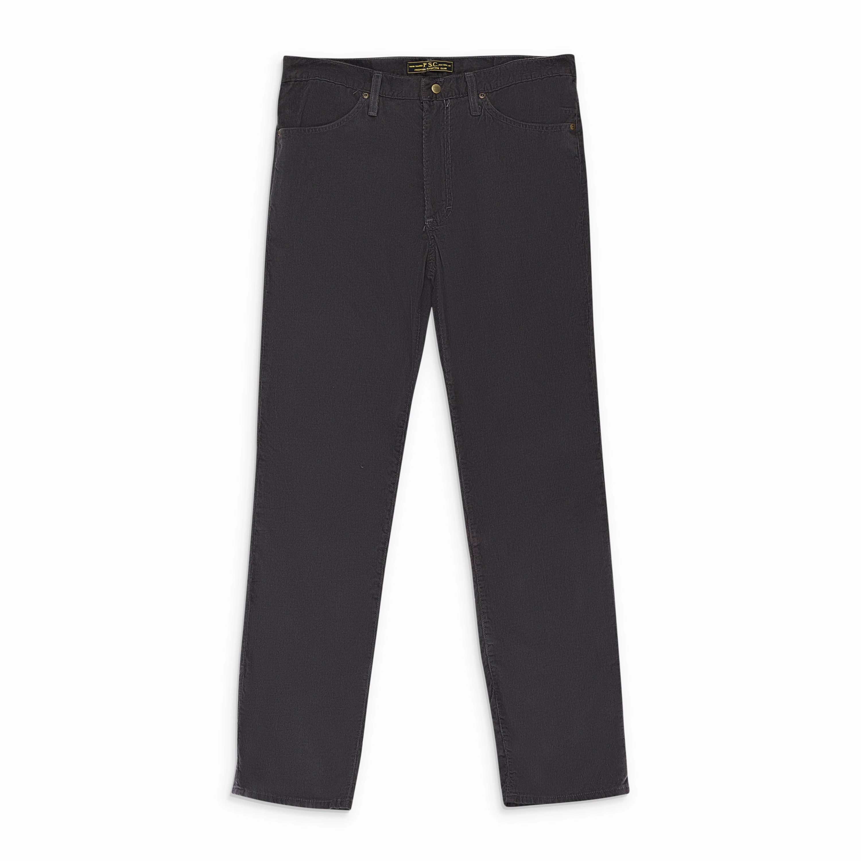 Freeman'S Sporting Club Corduroy Cotton Jeans - Gray Simple Comfort Travel Outfit