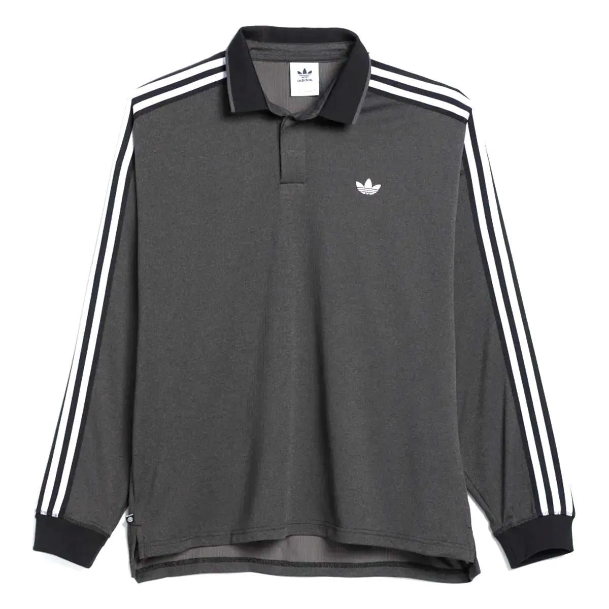Modern innovation Fashion Must-Have Adidas Long Sleeve Polo Jersey - Black