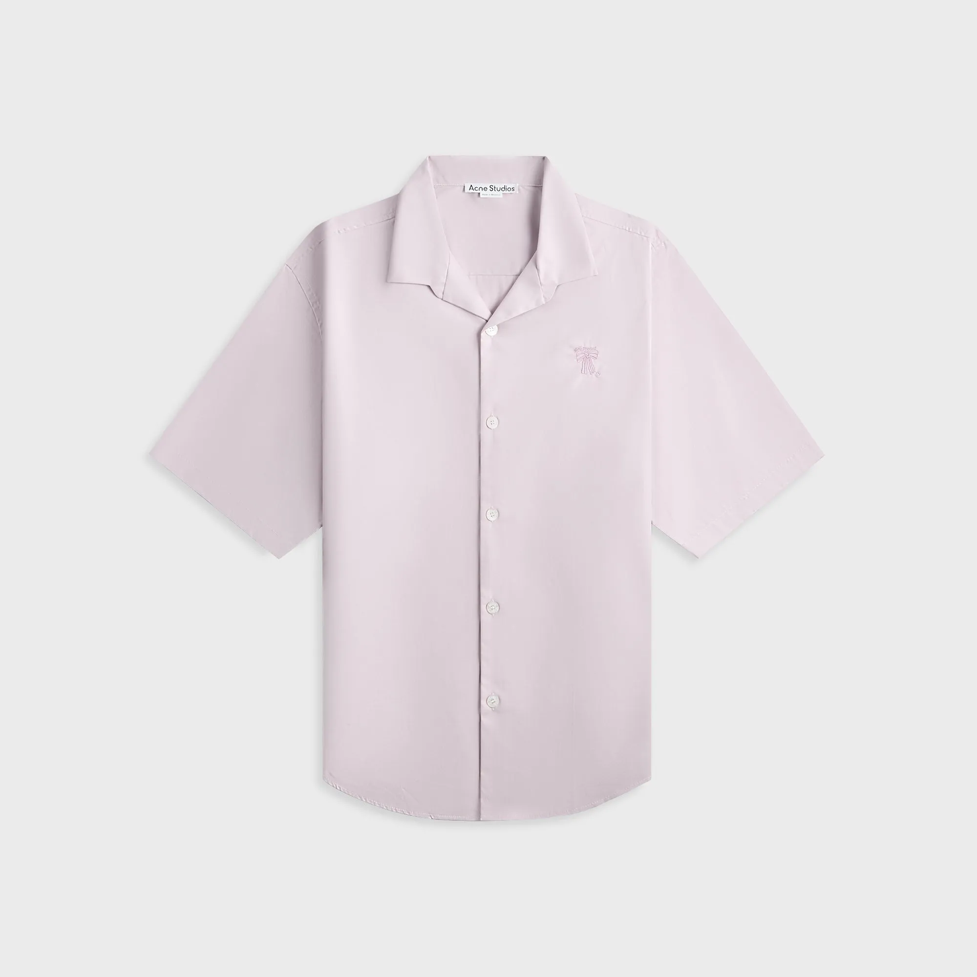Plaid Design Seamless Side Panels Acne Studios Shirt - Lilac
