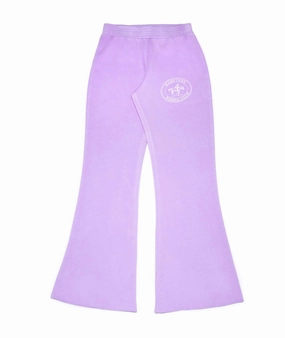 Lined interior Anti Static Finish Girl's Hamptons Riding Club Flare Pants In Grape