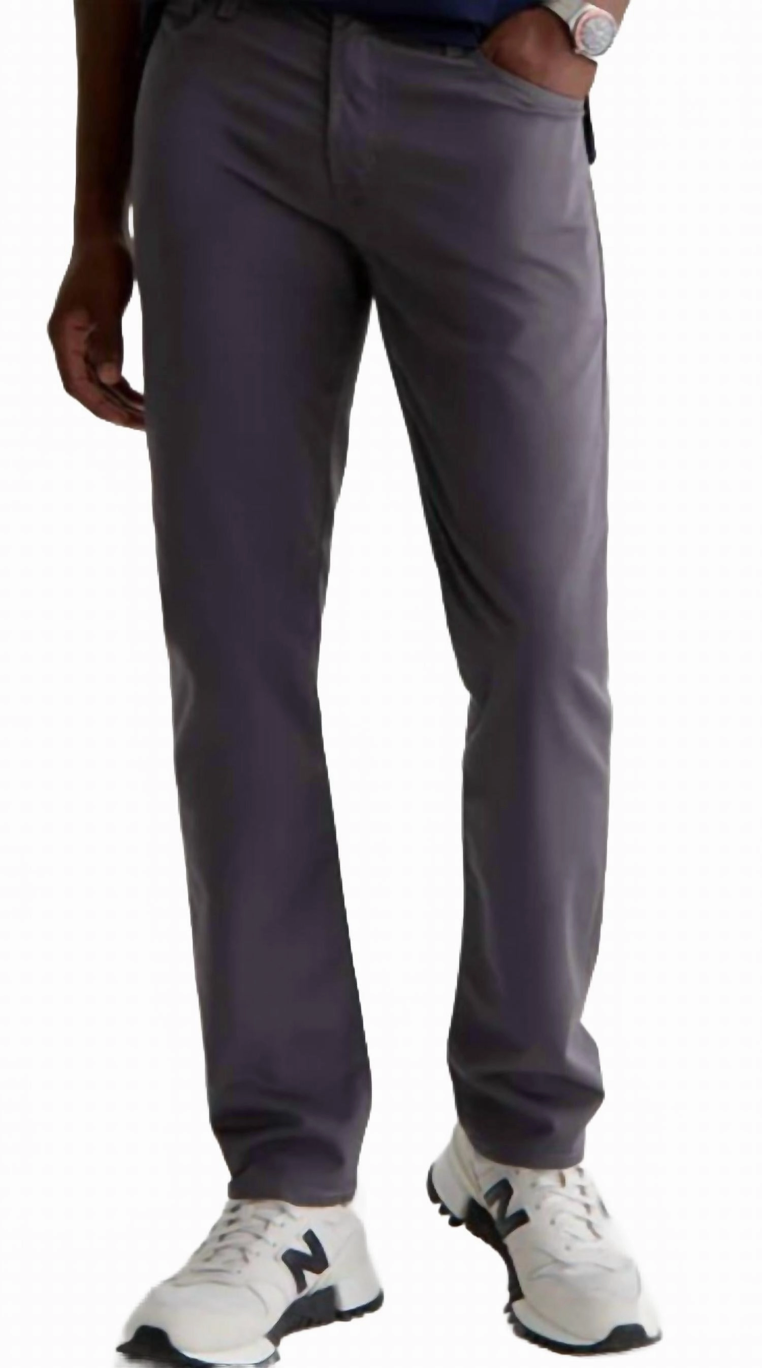 Tellis Airluxe 34 Seam Jeans In Grey Flex Look