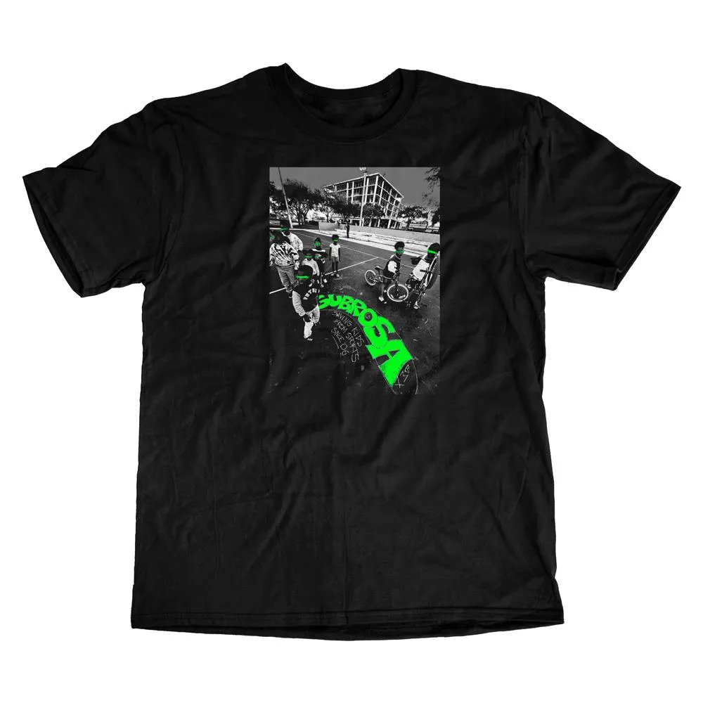 Casual Touch Fur combination Subrosa For The Kids T-shirt - Black