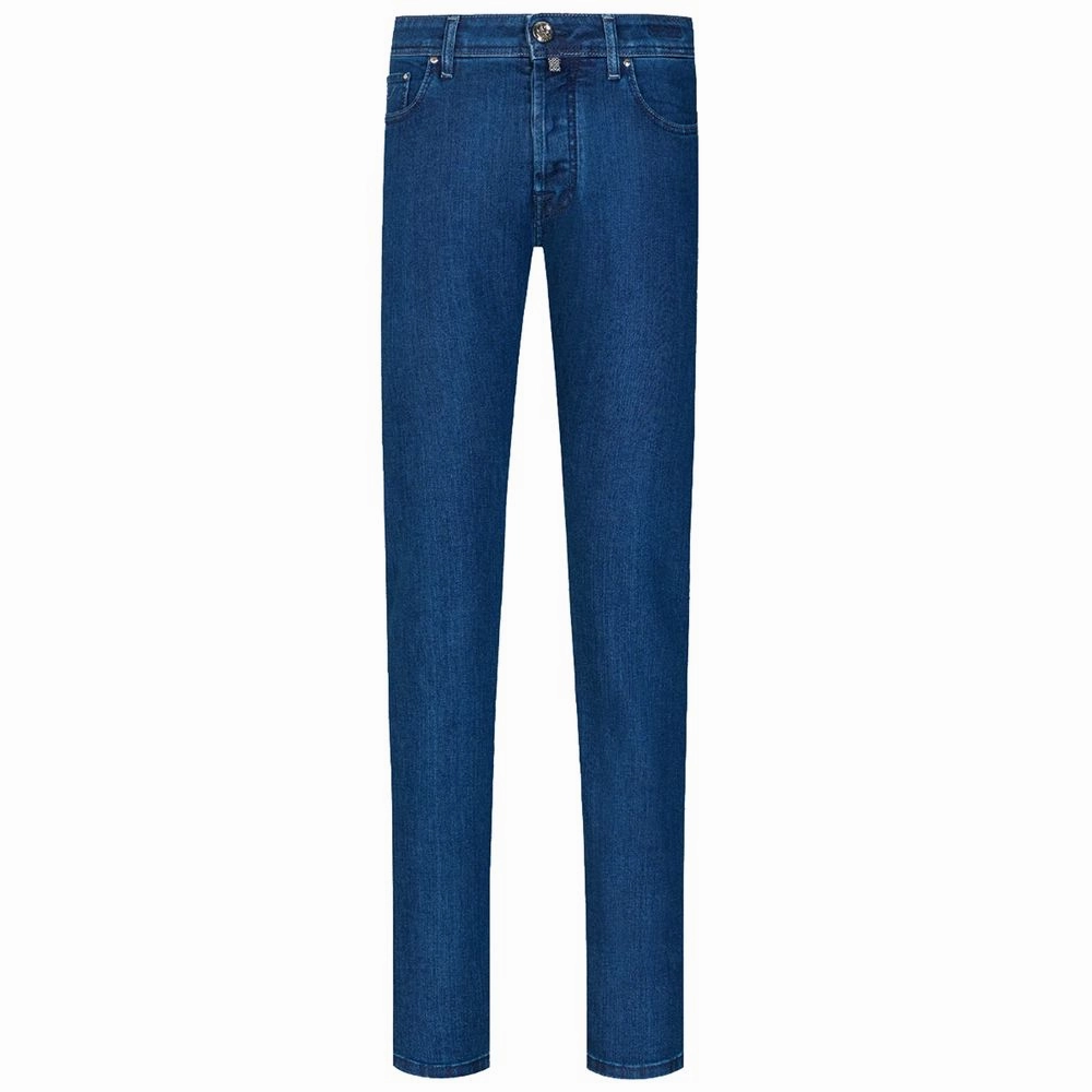 Plain Comfort Jacob Cohen  Cotton Men Men's Jeans