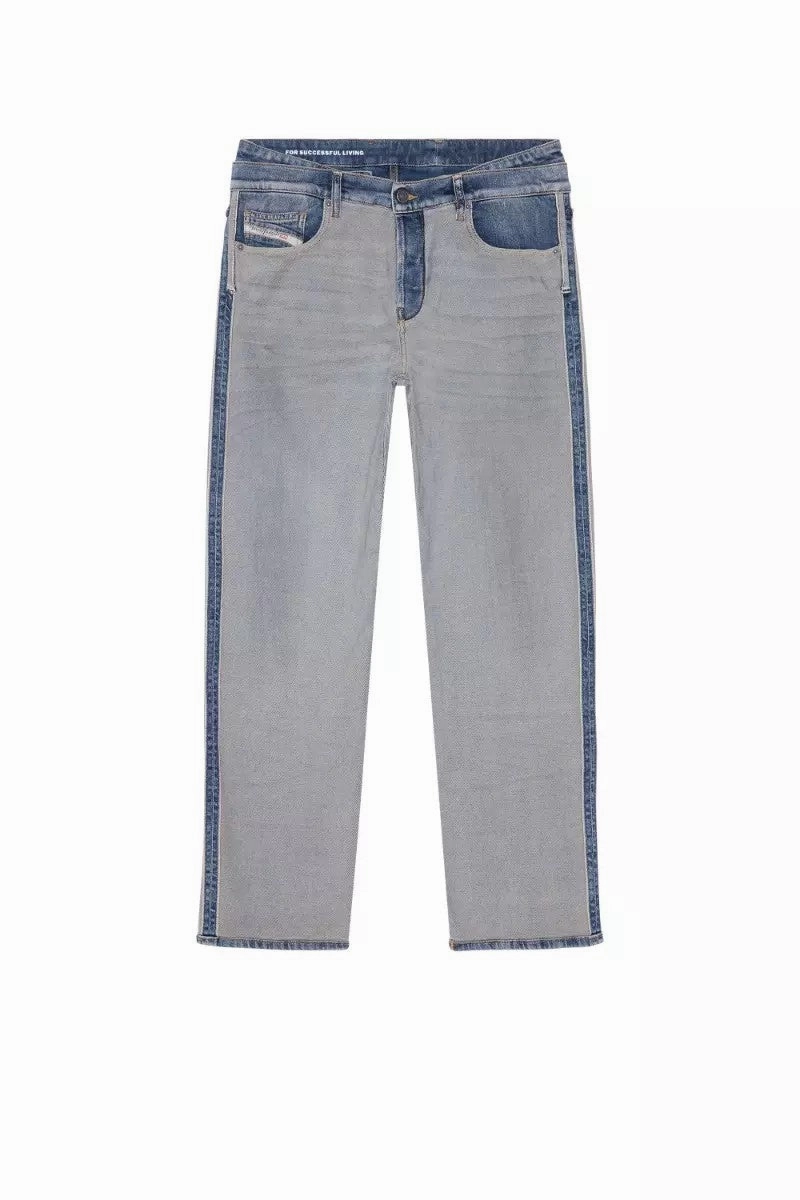 Diesel Blue Straight-Leg Jeans Denim Weekend Style Trend Setter Vintage Lover