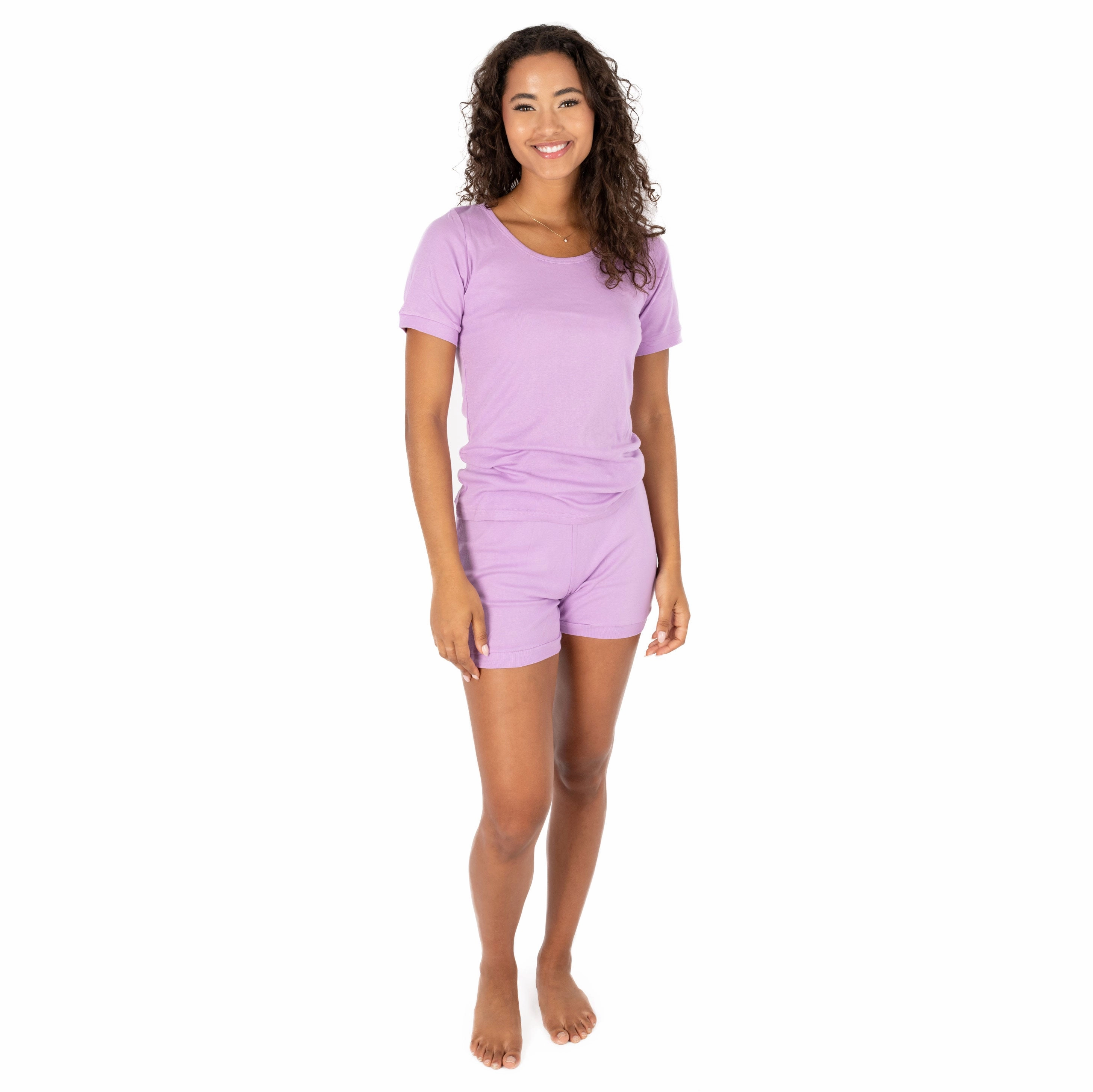 Womens Two Piece Short Cotton Pajamas LongLasting Durability