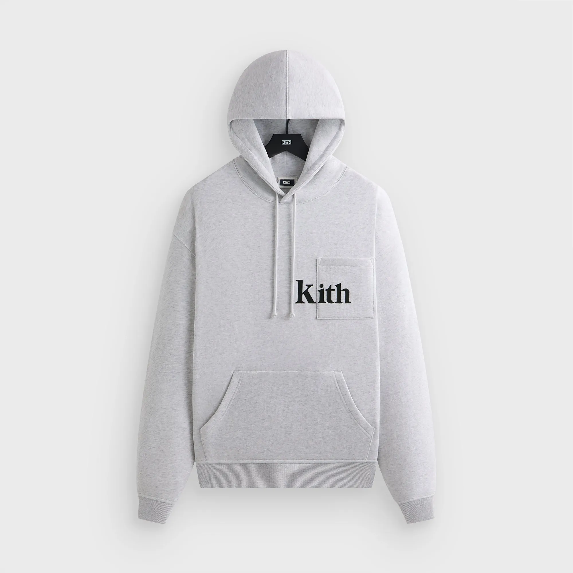 Dressy Casual mountain style Kith Quinn Hoodie - Light Heather Grey