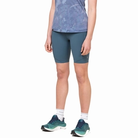 Ronhill | Women's Tech Stretch Short - Dark Mallard Stain-Resistant SweatGuard Barrier