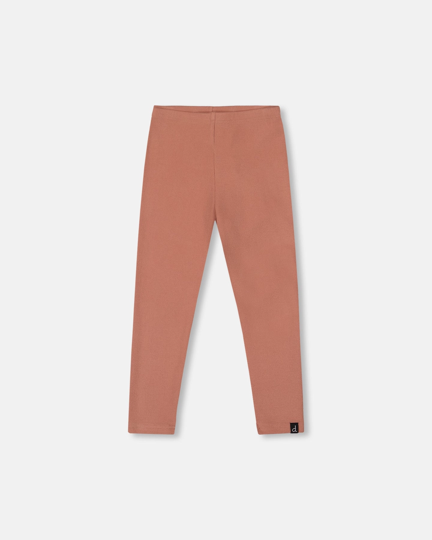 Adjustable Belt Loops Super Soft Ribbed Leggings Dusty Pink