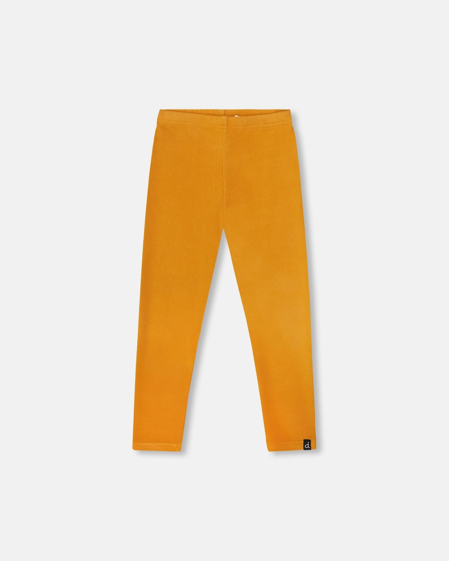 No Gap Waist Construction Super Soft Ribbed Leggings Golden Yellow