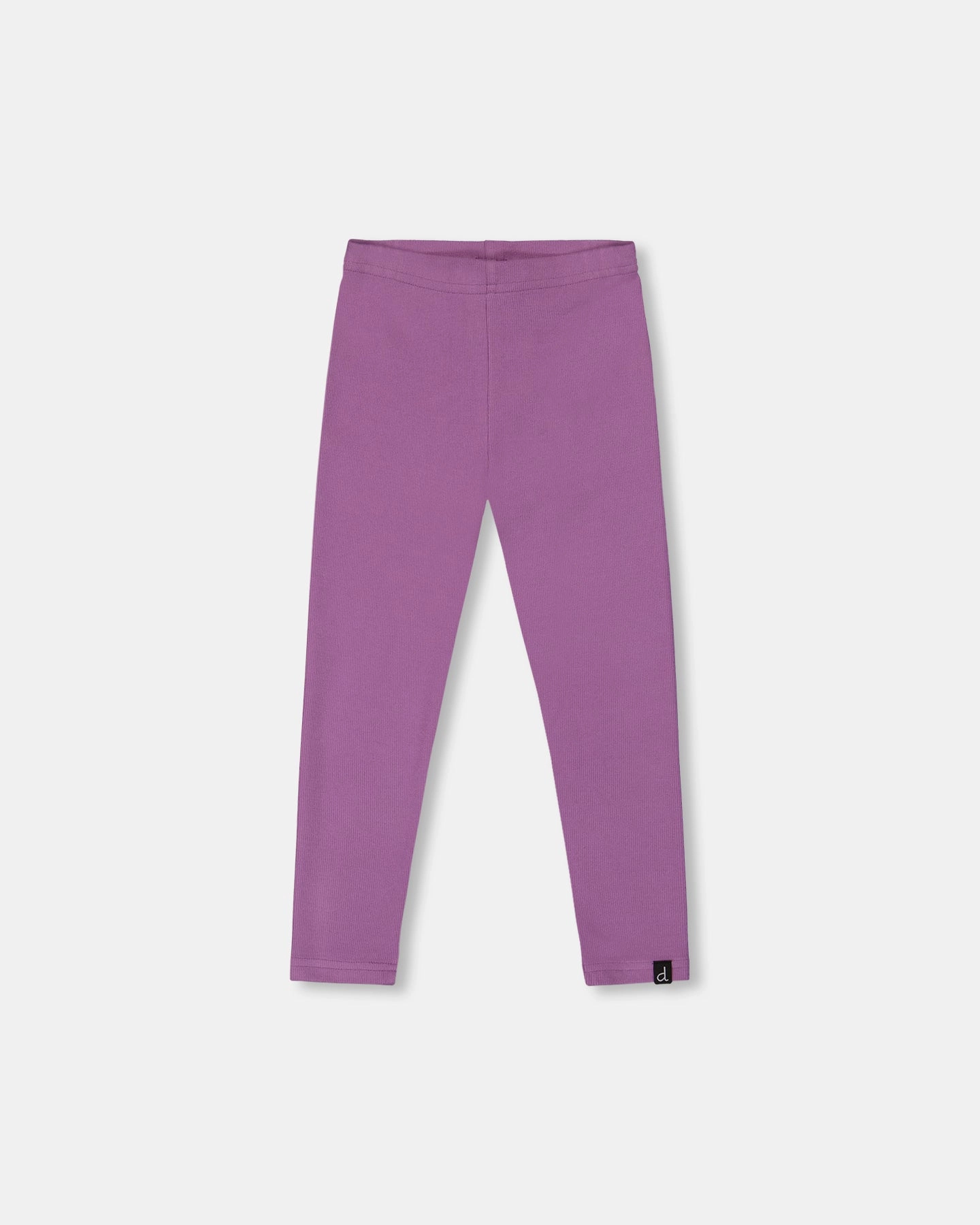 Flexible Layer Anti Odor Technology Super Soft Ribbed Leggings Lavender