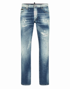 Universal Fit Design Chill Mode Super Straight Cut Trousers Paisley Bandana