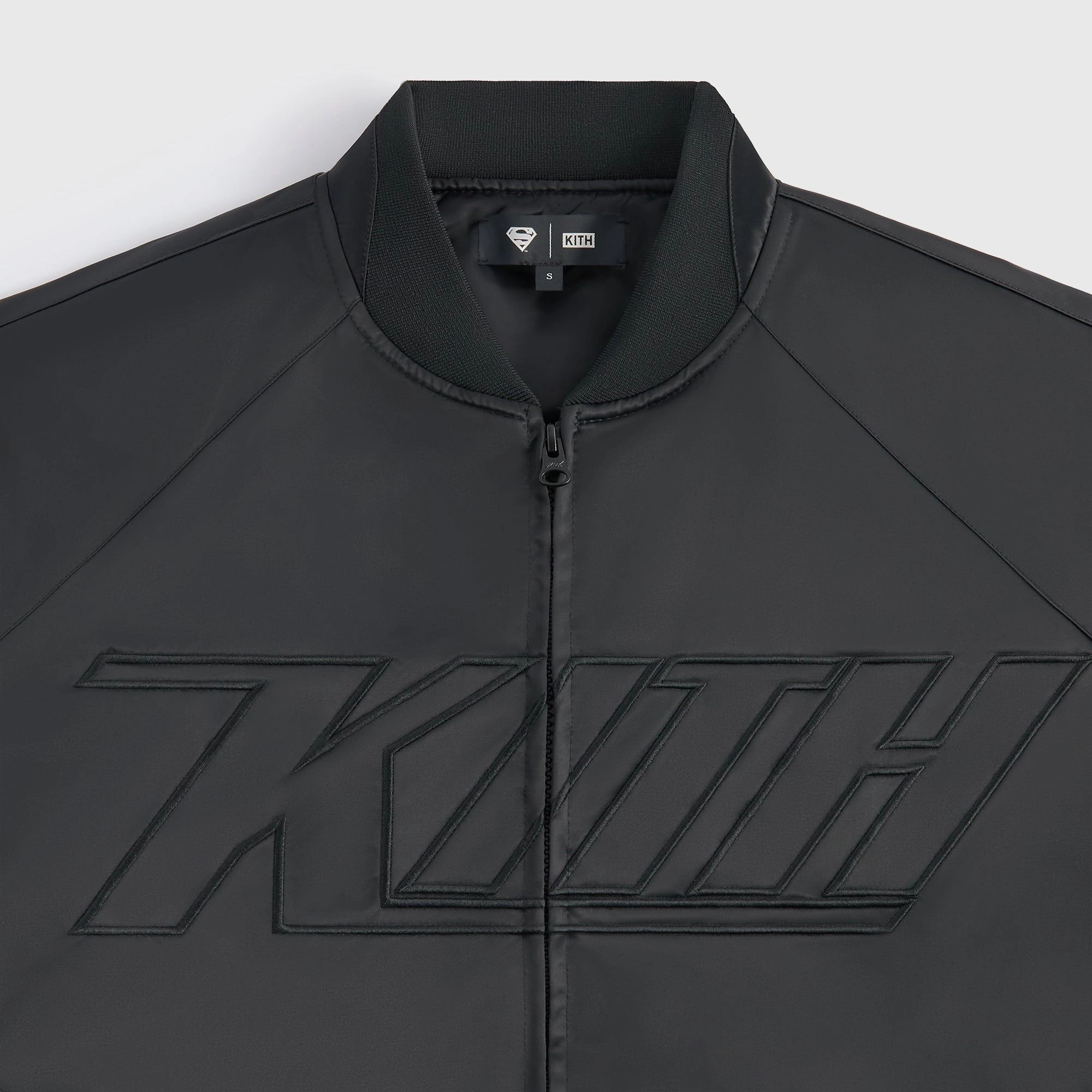 Anti Slip Cuffs Superman | Kith Satin Bomber Jacket - Black