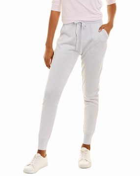 St. John 2x1 Rib Jogger Butterfly Hem Detail