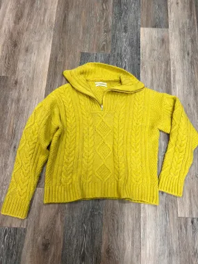 Sweater By Anthropologie In Yellow, Size: L Flowy Tunic Adjustable Hemline