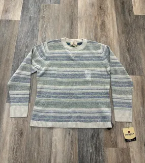 Relaxed Sweatshirt Casual Long Sleeve Sweater By Woolrich In Tan, Size: L