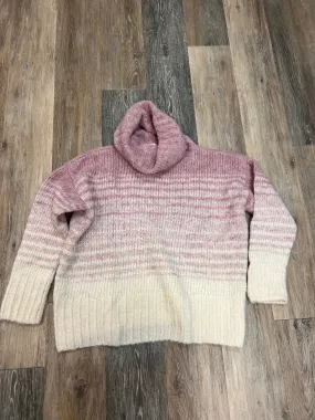 Sweater By Xirena In Pink & White, Size: S High Thread Count Cotton