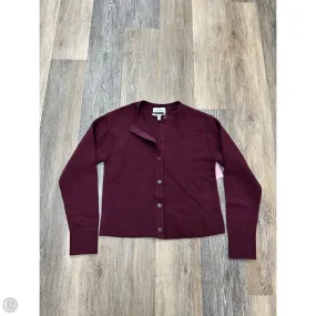 ReinforcedHems Sweater Cardigan By & Other Stories In Maroon, Size: Xs