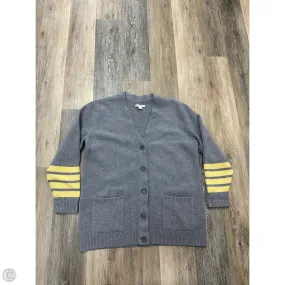 Sweater Cardigan By Outerknown In Grey, Size: M Interlock Knit