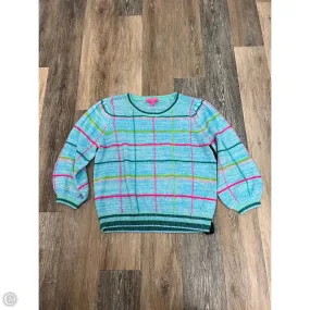 Sweater Designer By Lilly Pulitzer In Blue, Size: Xl Comfortable Look Layered Collar Design