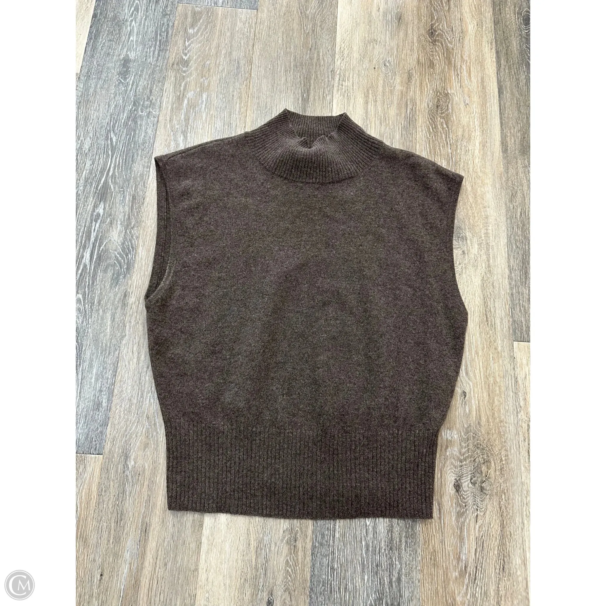 Reinforced Stitching Sweater Designer By Reformation In Brown, Size: Xl