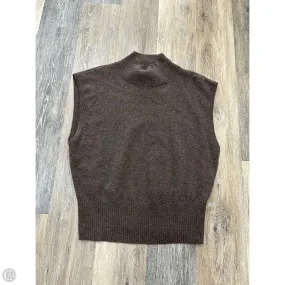 Reinforced Stitching Sweater Designer By Reformation In Brown, Size: Xl