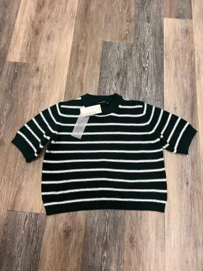 Sweater Short Sleeve By French Connection In Green, Size: L Multi Pocket Functional Design